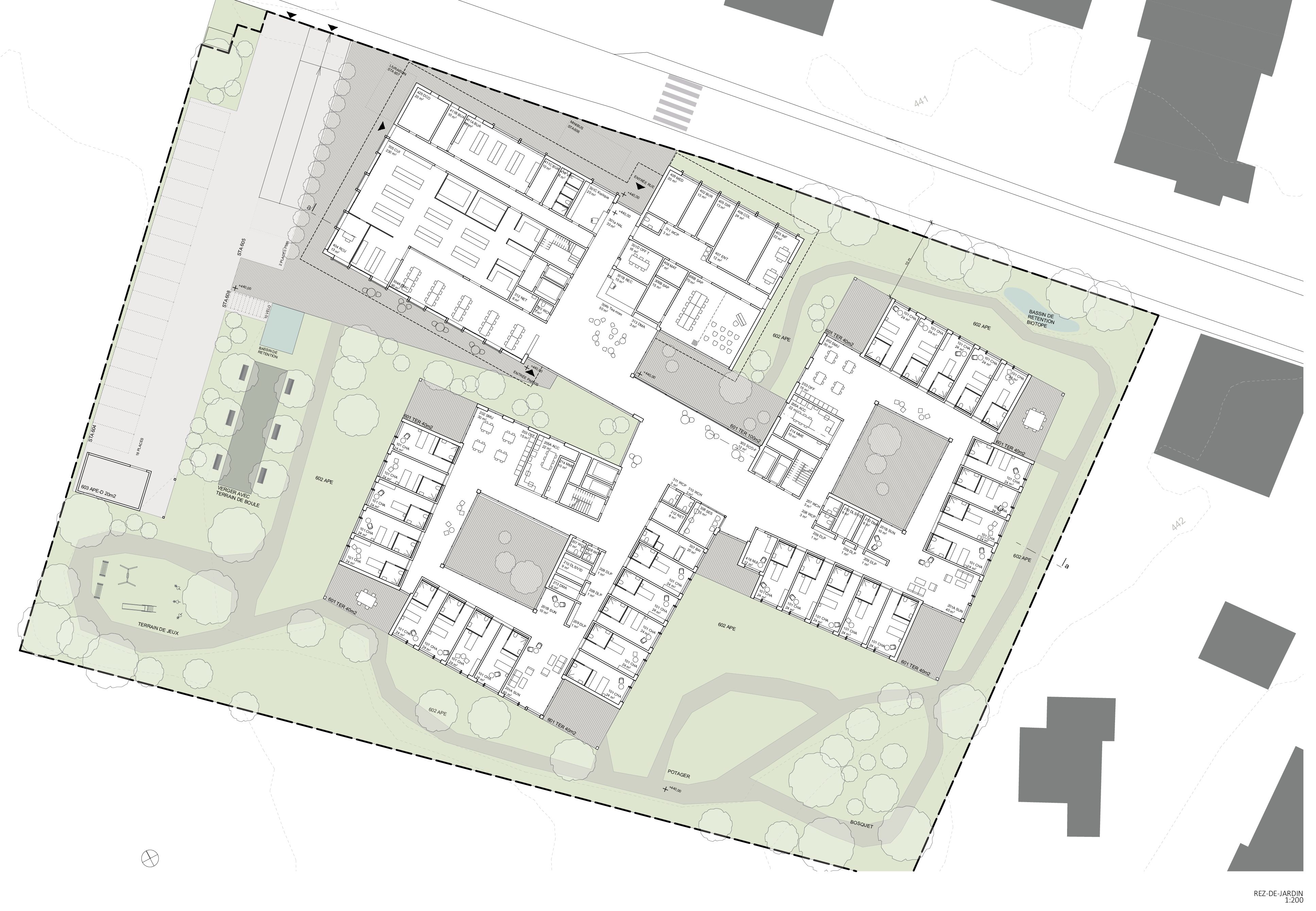 PROJEKTWETTBWERB<br />
NEUBAU PRIMARSCHULHAUS LALDEN