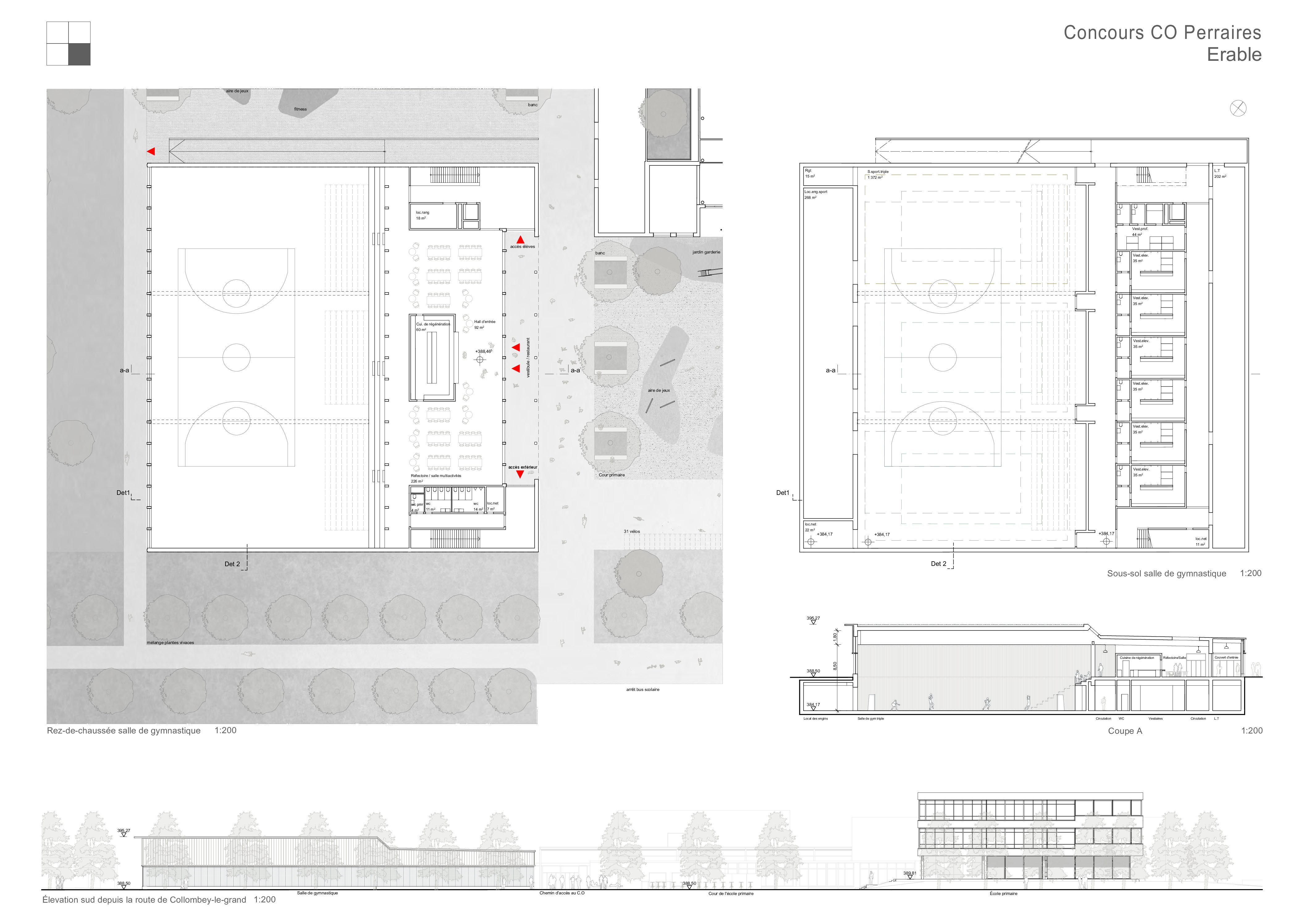 PROJEKTWETTBWERB<br />
NEUBAU PRIMARSCHULHAUS LALDEN